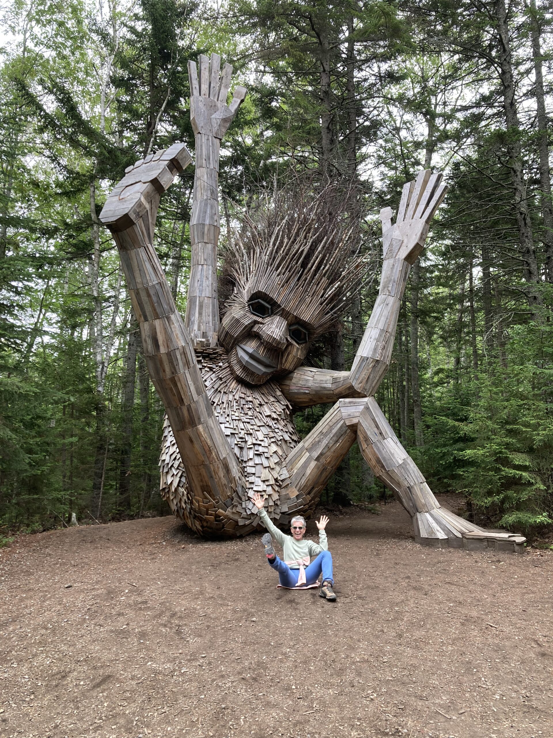 Trolls at the Coastal Maine Botanical Gardens (August 11, 2022